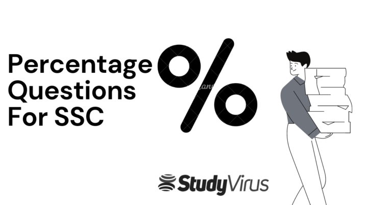 Percentage Questions for SSC