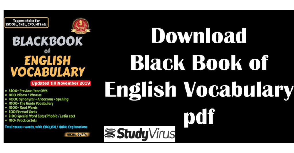 Black Book Of English Vocabulary PDF